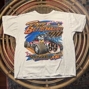 Fruit of the Loom Racing T-Shirt - White